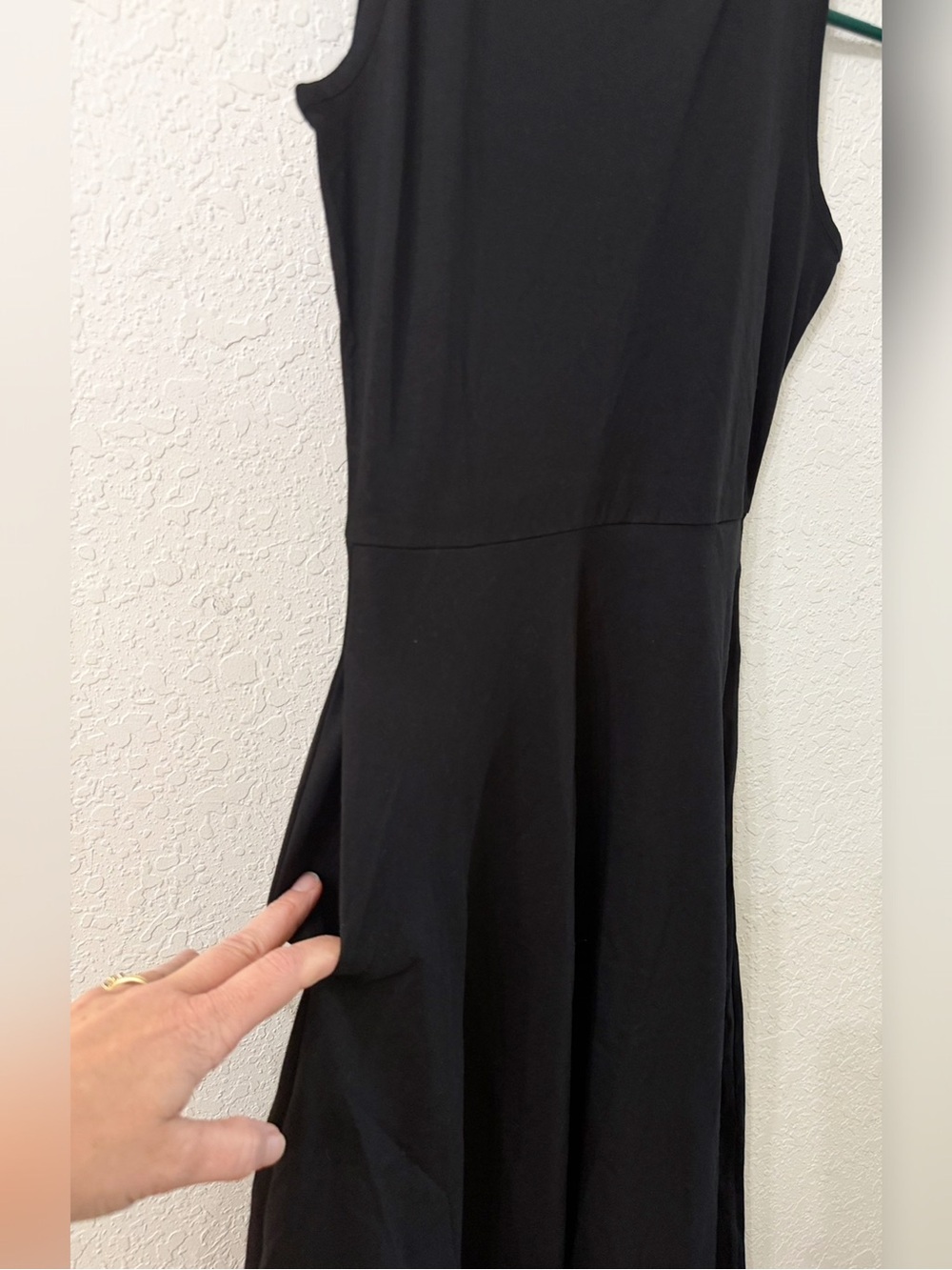 Pact Organic Cotton Fit & Flare Keyhole Back Dress Size Small - Picture 5 of 14